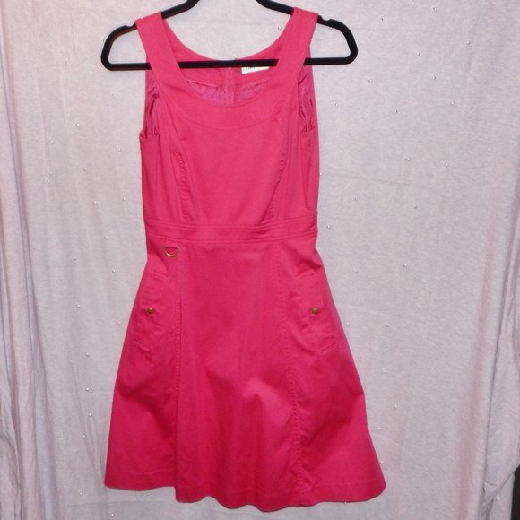 Calvin Klein Dresses & Skirts - Calvin Klein Hot Pink Dress WITH POCKETS Size 2